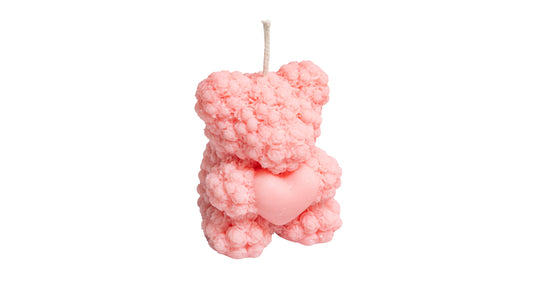 Teddy Pillar Candle