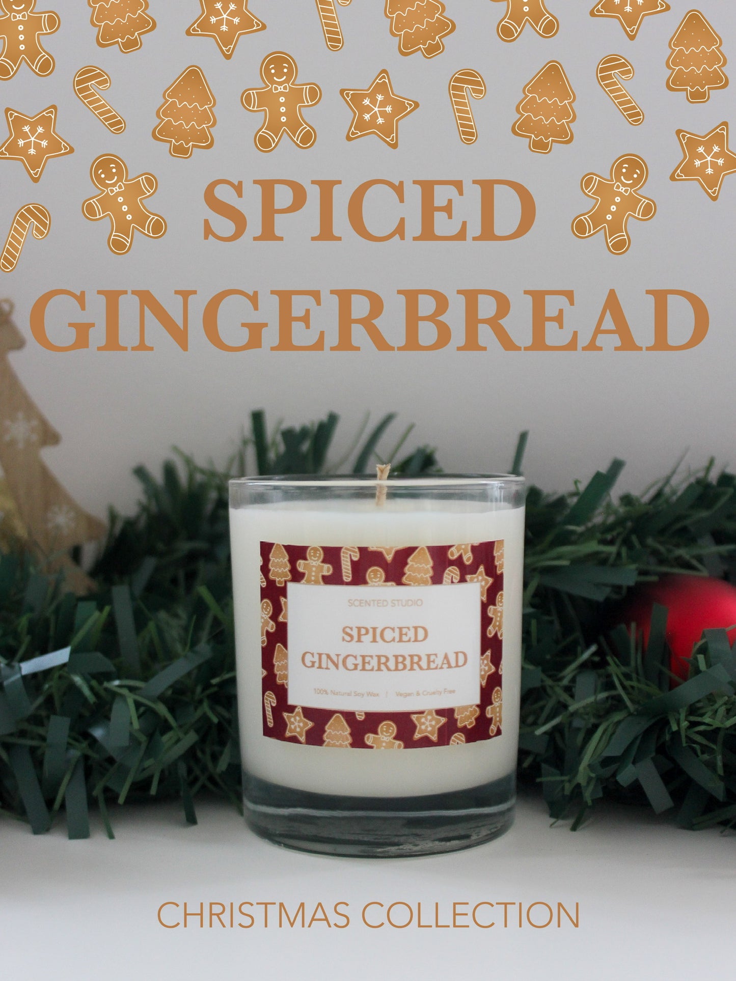 Spiced Gingerbread Soy Candle