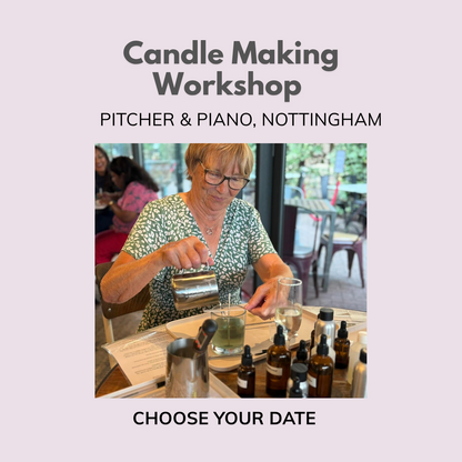 Pitcher & Piano Candle Workshop