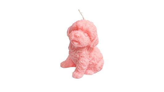 Puppy Pillar Candle