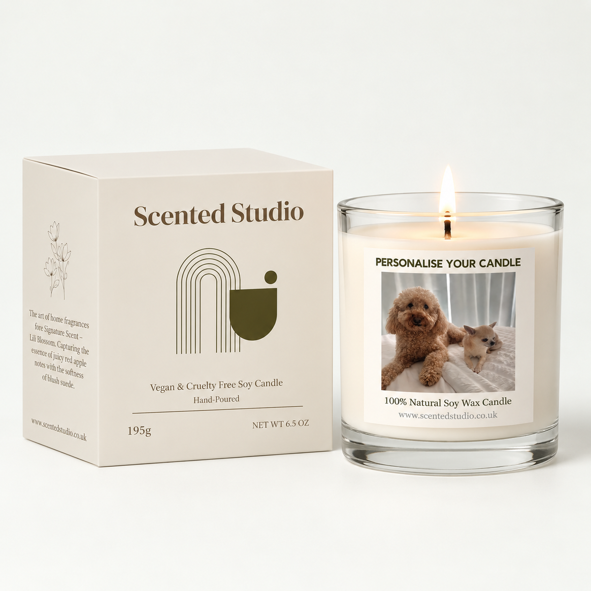 Personalised Photo Candle