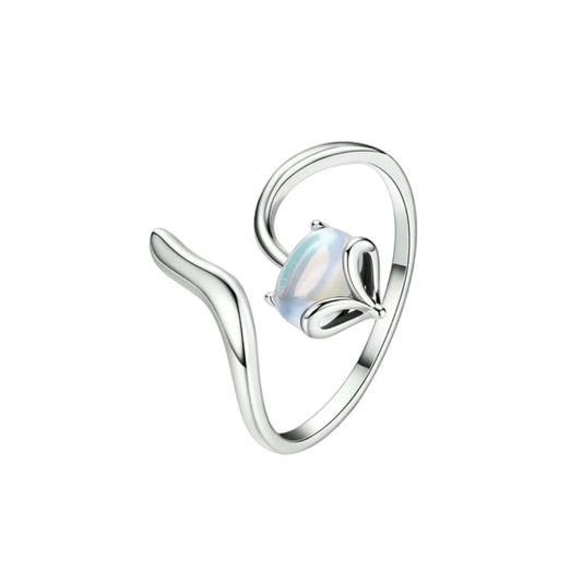 Moonstone 925 sterling silver ring