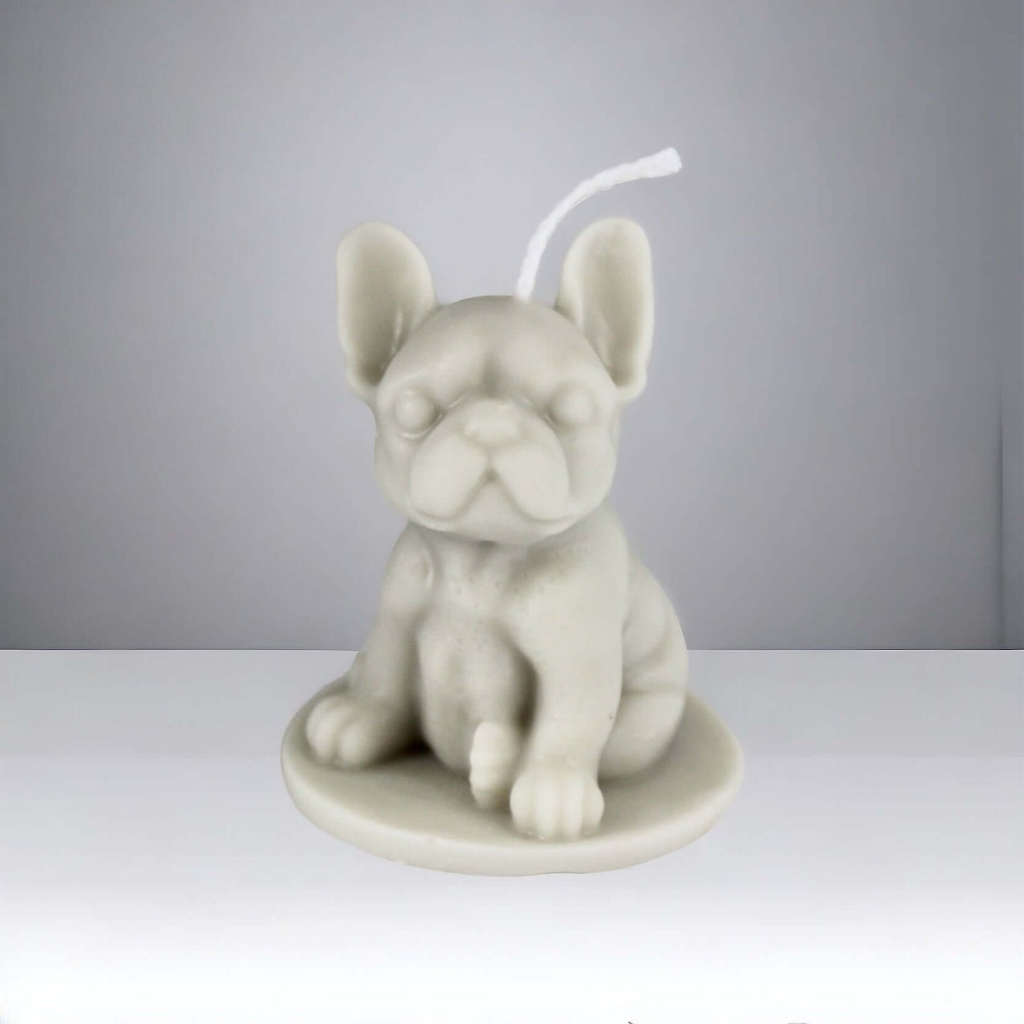 Frenchie Pillar Candle