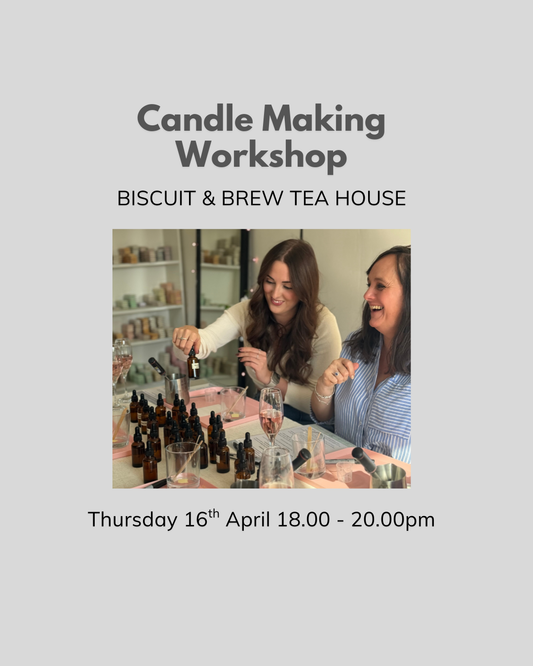 Candle Workshop at Biscuit & Brew 16th April