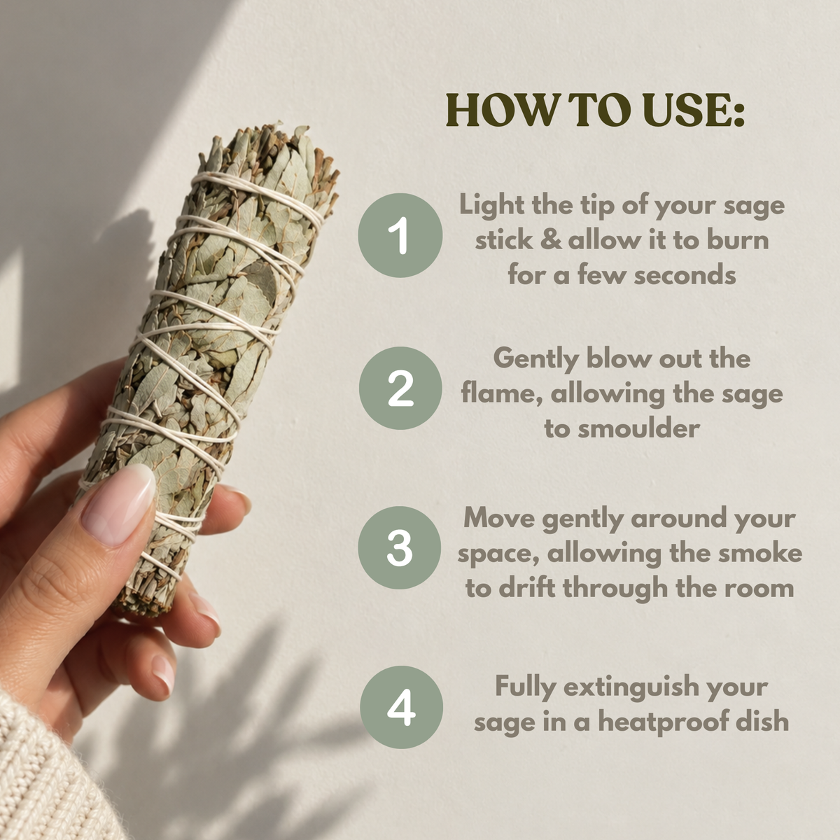 Sage smudge stick
