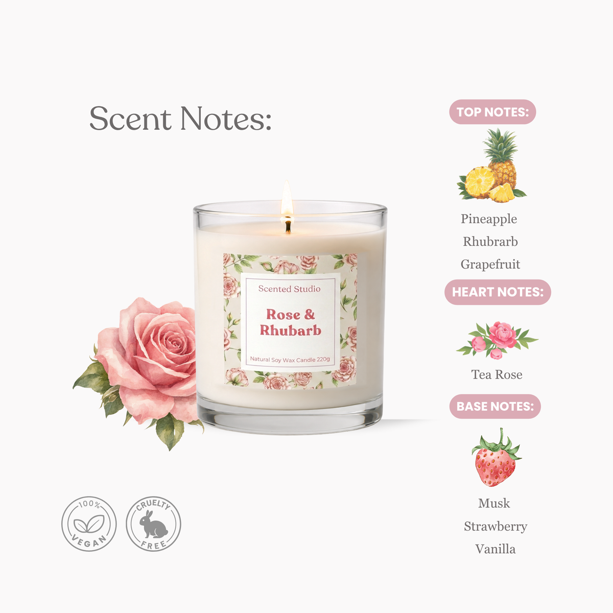 Rose and Rhubarb